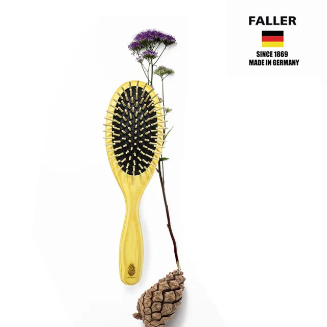 【FALLER 芙樂】德國製FSC大尺寸松木氣墊好按摩木齒梳(氣墊好按摩梳/梳頭按摩美容/雙11)