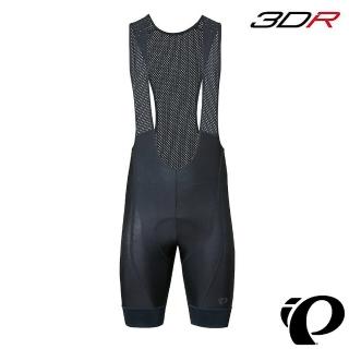 【PEARL iZUMi】涼感抗UV男吊帶短車褲 黑 T220-3DR-1(涼感/吸汗/透氣/吊帶車褲/單車/運動/車服)