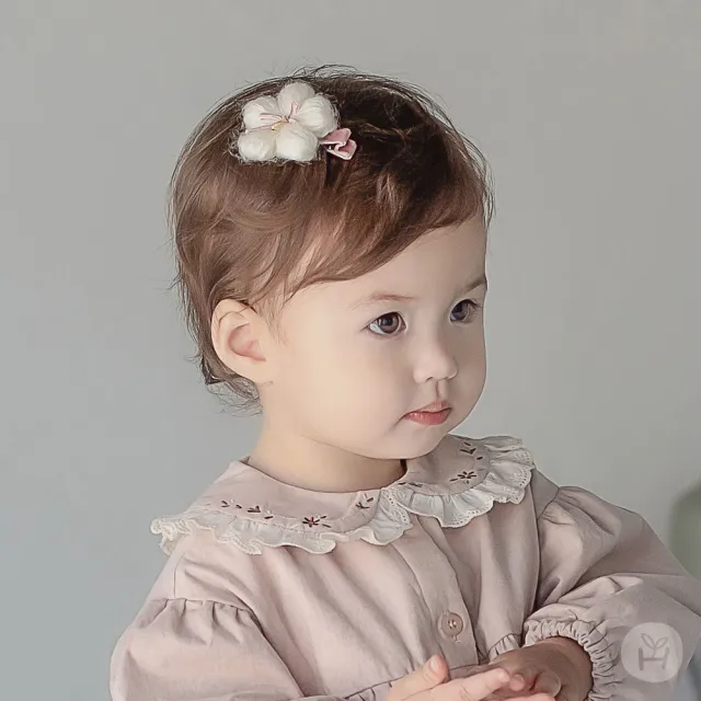 【Happy Prince】韓國製 Reboa蓬鬆棉花女嬰兒童髮夾(女童髮飾)