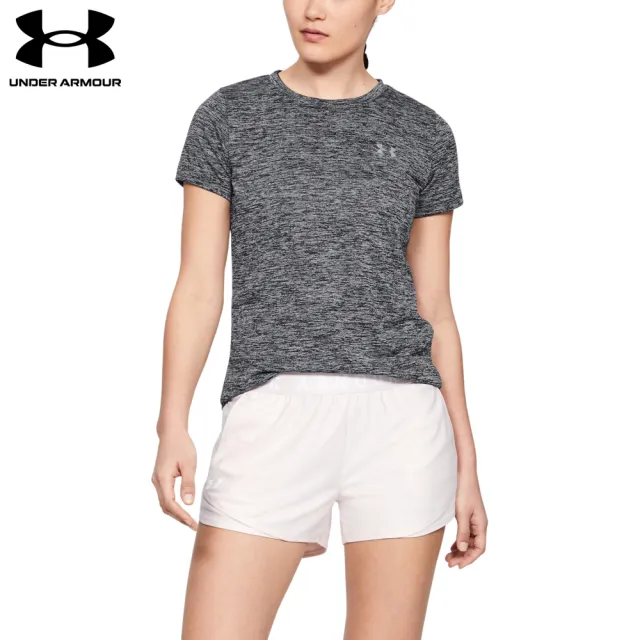 【UNDER ARMOUR】UA 女 Tech短T-Shirt_1277206-001(黑)