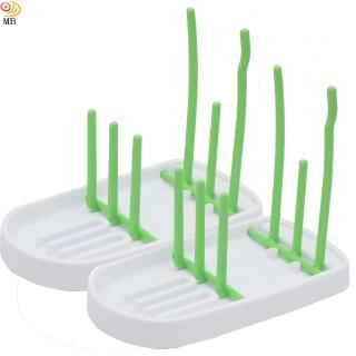 【月陽】超值2入6瓶可折疊式水杯奶瓶晾乾架乾燥架瀝水架(PF67052)