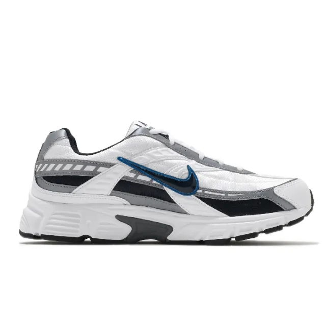 【NIKE 耐吉】慢跑鞋 Initiator 運動 男女鞋 復古 避震 路跑 健身 球鞋 情侶穿搭 白 藍(394055-101)