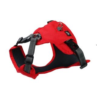 【ELITE PET】URBAN HARNESS 包覆式寵物胸背帶 XS(輕量H型-緋紅)
