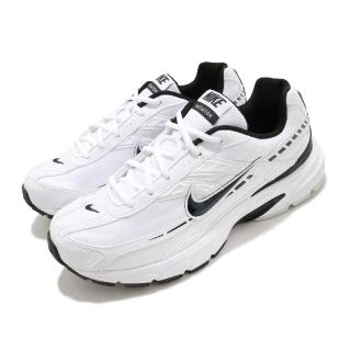 【NIKE 耐吉】慢跑鞋 Initiator 運動 男鞋 女鞋 復古 避震 球鞋 穿搭 白 黑 休閒鞋(394055-100)