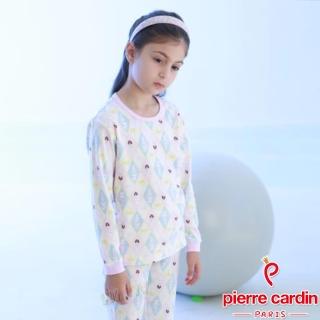 【pierre cardin 皮爾卡登】女兒童100%純棉長袖衛生衣褲組(KD260012騎士公主)