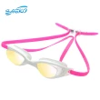 【SAEKO】超服貼眼罩 全景視野 廣角電鍍成人泳鏡 S67UV(防霧 抗UV)