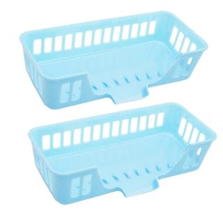 【月陽】超值2入多用途排水式置物架收納籃瀝水架(FTK065)