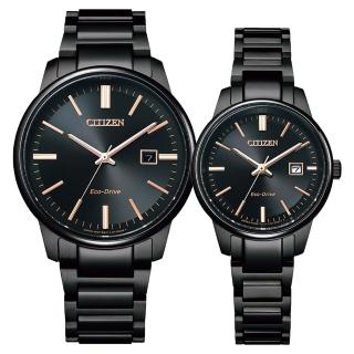 【CITIZEN 星辰 官方授權】光動能雅緻對錶-39+29mm 情人節禮物 禮物(BM7527-89E/EW2597-86E)