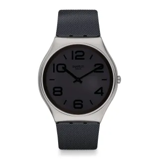 【SWATCH】Skin Irony 超薄金屬系列手錶 DAY TRICK 金屬錶 男錶 女錶 瑞士錶 錶(42mm)