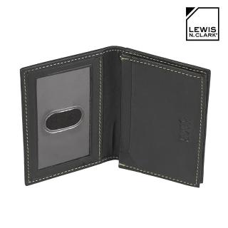 【LEWIS N CLARK】RFID遮蔽小羊皮證件包 935(防盜錄 皮夾 卡片夾 旅遊配件 美國品