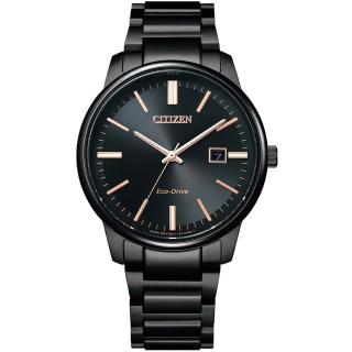 【CITIZEN 星辰 官方授權】光動能雅緻男錶-39mm 禮物(BM7527-89E)