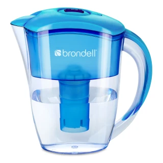 【Brondell】極淨藍濾水壺+10入芯
