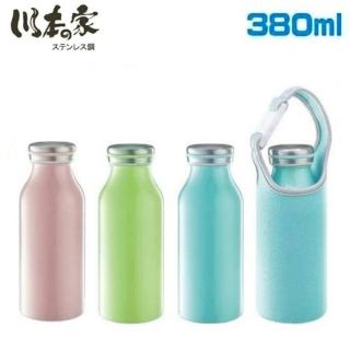 【川本之家】不鏽鋼#304真空保溫牛奶保溫杯380ml(JA-G450P)(保溫瓶)