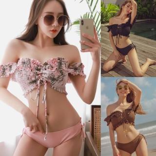 【泳衣果】泳衣泳裝珊卓性感二件式游泳衣比基尼(M-XL)