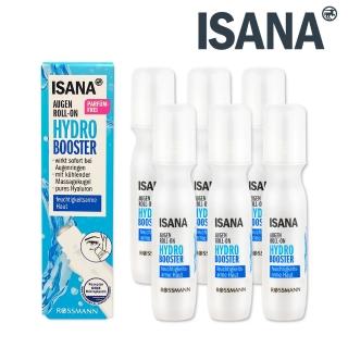 【ISANA 伊薩娜】玻尿酸大眼精粹滾珠精華15ml(6入)