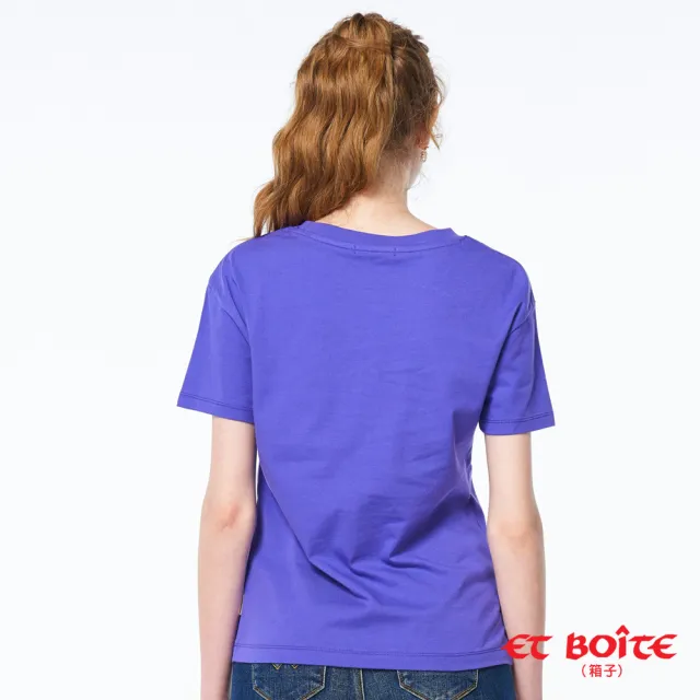 【BLUE WAY】女款 ET BOiTE路標圖 短袖 上衣 - ET BOiTE 箱子