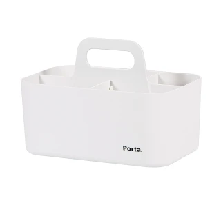 【LITEM 里特】Porta手提可堆疊整理盒/小/象牙白(收納盒/小物收納箱/手提式/居家寢室/可堆疊)