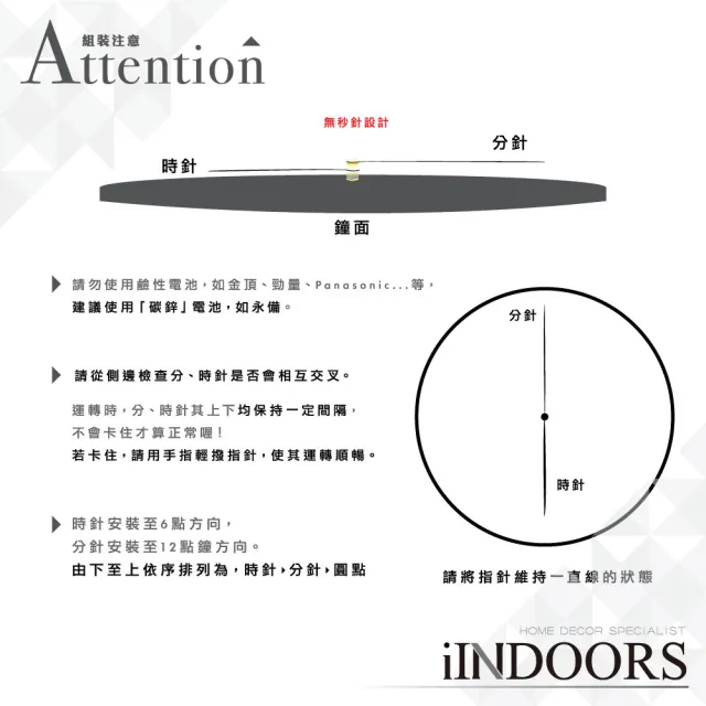 【iINDOORS 英倫家居】Loft 設計時鐘(簡約淺木40cm)