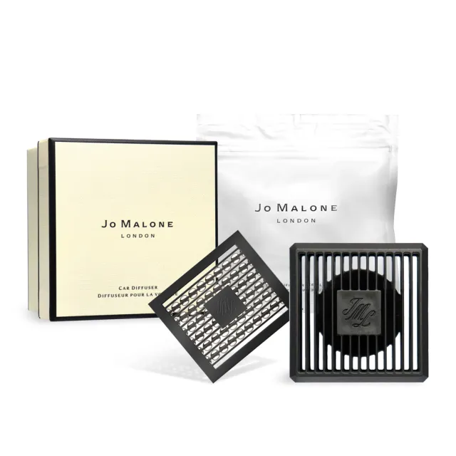 【Jo Malone】Car Diffuser 車用擴香盒+牡丹與胭紅麂絨擴香蕊芯(平行輸入)