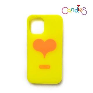 【Candies】iPhone 12 Mini 適用5.4吋 愛的關注手機殼(黃)