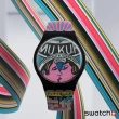 【SWATCH】MOMA聯名原創系列 橫尾忠則 《The City and Design》 手錶 瑞士錶 錶(41mm)