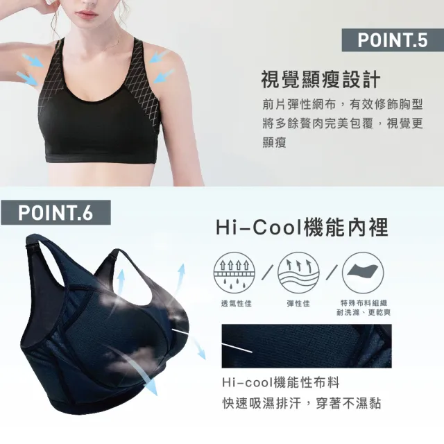 【Clany 可蘭霓】2件組 高包覆無鋼圈B-E透氣運動內衣 吸濕排汗 包副乳 穩定防震(台灣製.顏色隨機出貨)