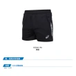 【asics 亞瑟士】男短版球褲-亞瑟士 慢跑 運動 台灣製 針織 三分褲 黑白(2053A138-001)