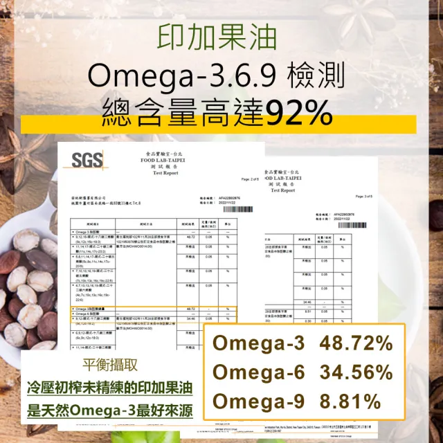 【愛善那】秘魯印加果油液態膠囊6入組(共540顆)