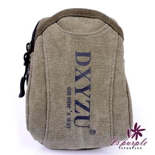 【iSPurple】運動掛扣＊男士帆布手機零錢小腰包(3色可選)