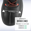 【PERFiT】減壓+輕量大底中筒防潑水真牛皮安全鞋 黑橘色(PN014/一體成型/工作鞋/鋼頭鞋)
