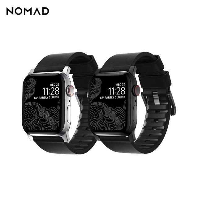 【美國NOMAD】APPLE WATCH 49/46/44/442 mm 專用職人防水機能皮革錶帶(機能防潑水)