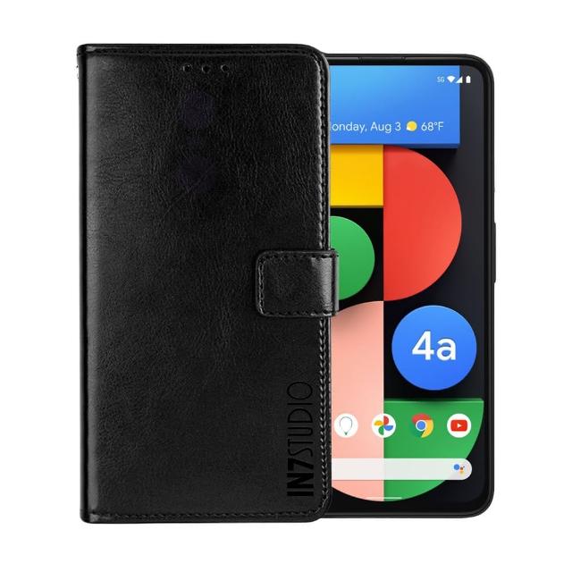 【IN7】Google Pixel 4a 5G 6.2吋 磁扣側掀瘋馬紋PU皮套