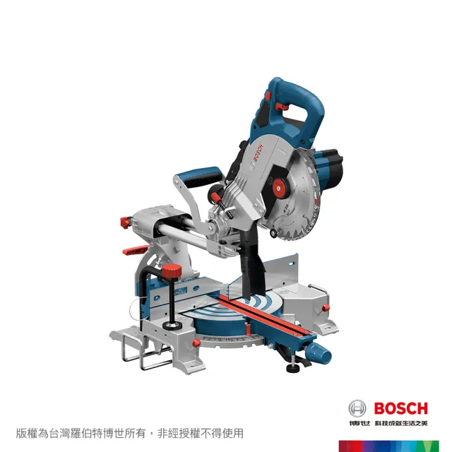 【BOSCH 博世】BITURBO 雙渦輪免碳刷8”木工切斷機 GCM 18V-216 (單機)