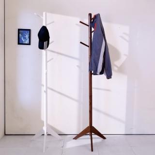 【BuyJM】臺灣製亞特樹枝實木衣帽架/掛衣架/玄關架(2色)