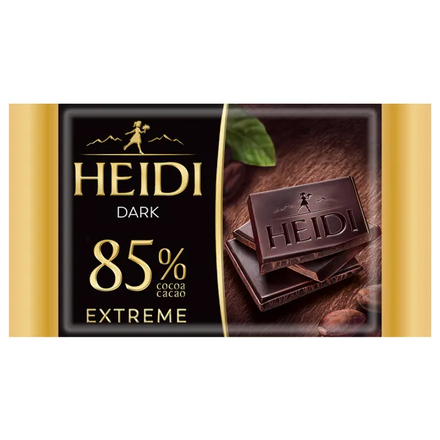 即期品【瑞士赫蒂】85%黑巧克力-隨身包27g(有效期限:2025/01/18)
