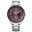 【CITIZEN 星辰】GENTS東京紅限量版 計時碼錶鋼帶腕錶-41mm(CA7034-96W)