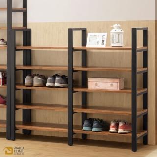 【WAKUHOME 瓦酷傢俱】Ari工業風木心板 4尺低鞋架A005-274