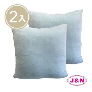 【J&N】寧彩涼感抱枕60*60-藍色(2入/1組)