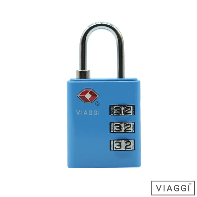 【VIAGGI】VIAGGI TSA海關密碼鎖(藍色)