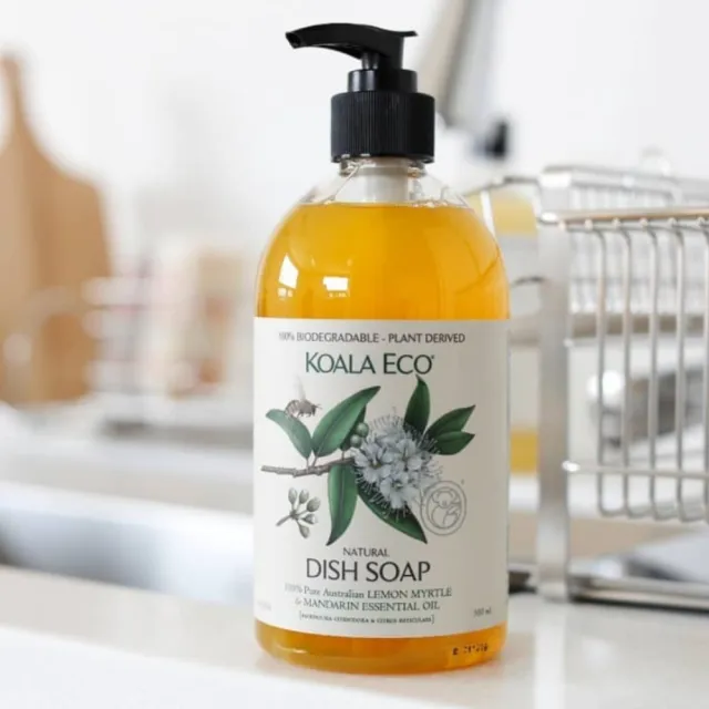 【澳洲科菈 KOALA ECO】光澤洗碗精500ml｜檸檬尤加利＆柑橘(無毒/天然/洗碗精/護手)