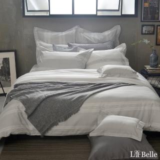 【Great Living 格蕾寢飾】La Belle 《北歐之旅》純棉防蹣抗菌吸濕排汗兩用被床包組(加大 180x186cm)
