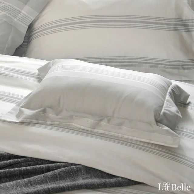 【La Belle】《北歐之旅》純棉防蹣抗菌吸濕排汗兩用被床包組(特大)