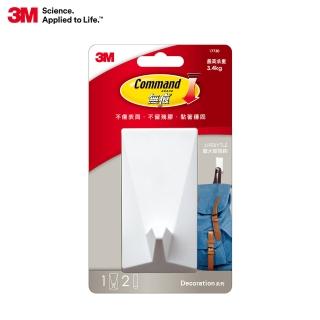 【3M】無痕 LIFESTYLE超大型掛鉤 免釘免鑽掛勾(白色)