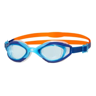 【Zoggs】青少音速AIR氣墊防霧泳鏡6-14歲-藍色(學生泳鏡/大童泳鏡/兒童泳鏡)