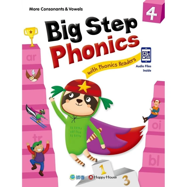 Big Step Phonics with Phonics Readers 4（課本+練習本+線上資源）