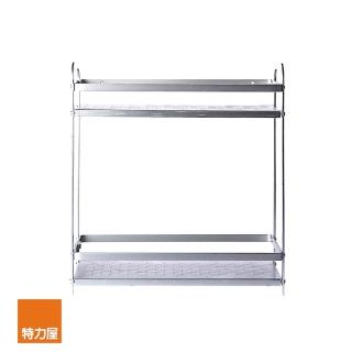 【特力屋】鋁合金雙層置物架