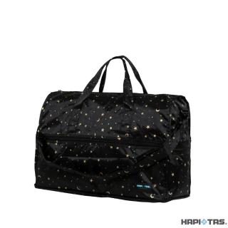 【HAPI+TAS】新 日本原廠授權 大摺疊旅行袋 星空黑(H0004/旅行袋/ 摺疊收納袋/購物)