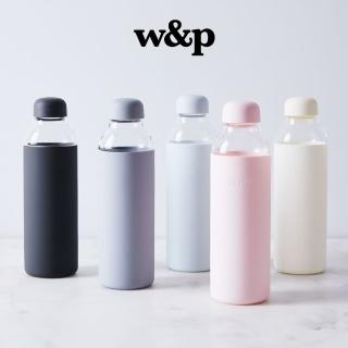 【美國W&P】簡約玻璃水瓶 環保水壺 多色可選(590ml)