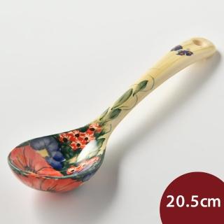 【美學生活 波蘭陶】波蘭陶 Cerraf 湯匙 湯勺 波蘭手工製(奼紫嫣紅系列)