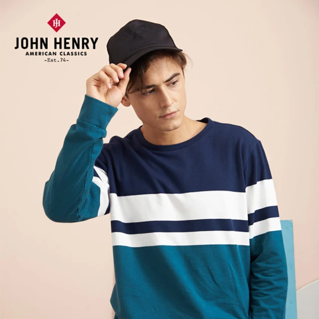 【JOHN HENRY】復古刺繡可調式帽-黑